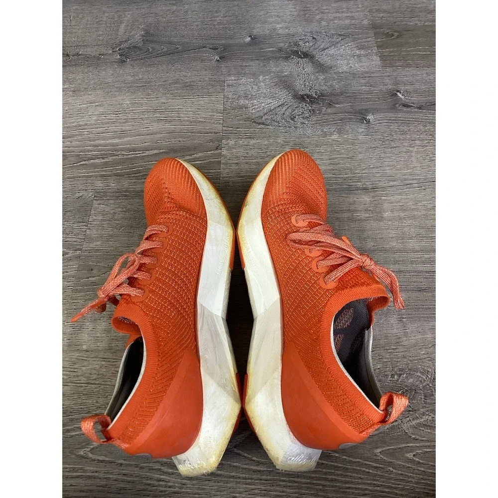 Allbirds Tree Flyer Shoes Mens 10.5 Orange Lace Up Athletic Running Sneakers
